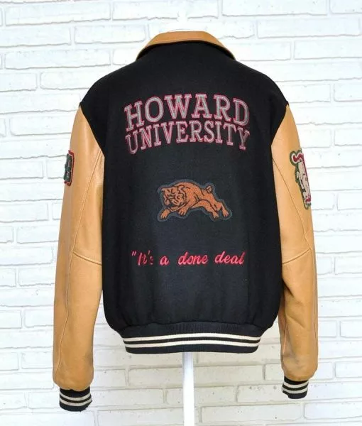 1999 Howard University HBCU Black Letterman Jacket | TLC