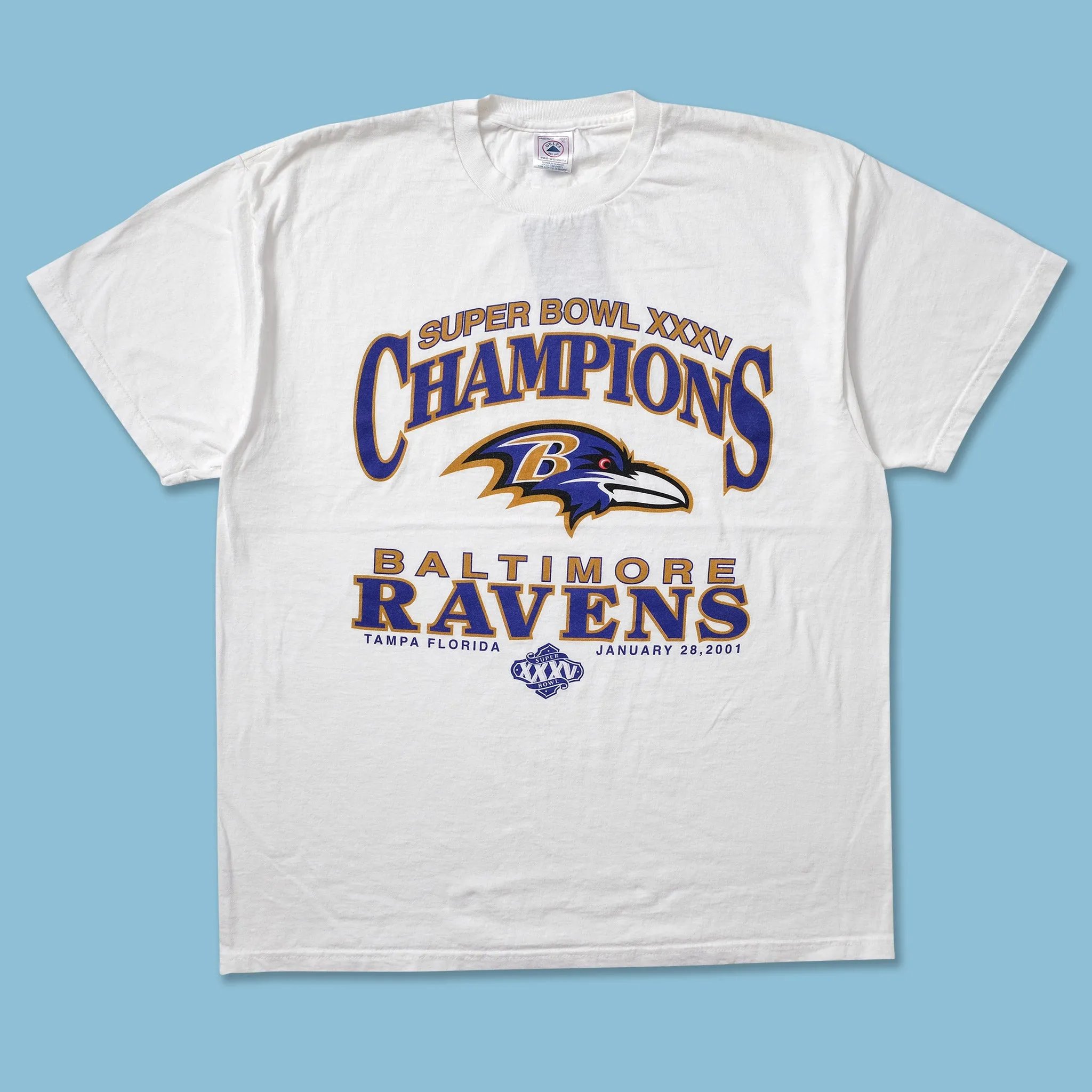 2001 Baltimore Ravens T-Shirt XLarge