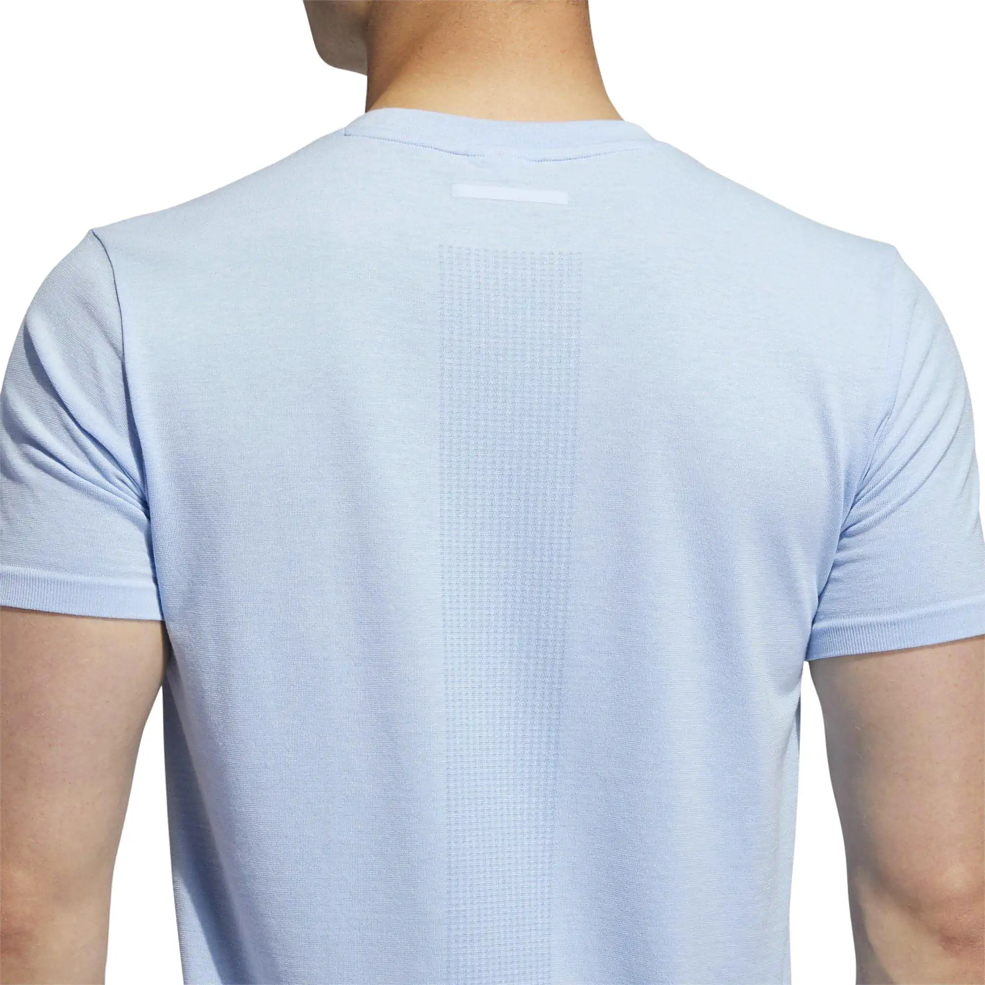 adidas 25-7 Short Sleeve Mens Running Top - Blue