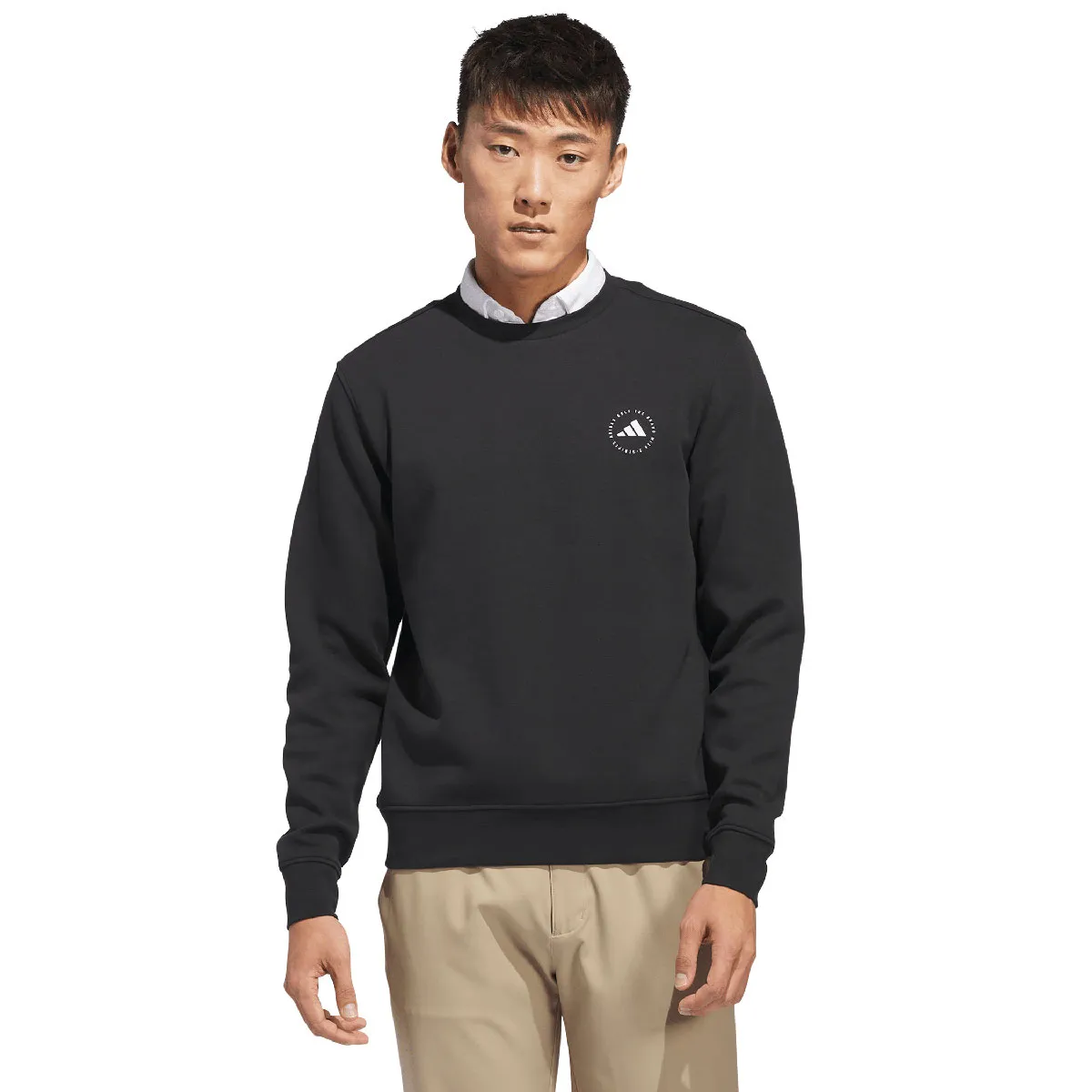 adidas Men's Core Crew Neck Golf Sweater