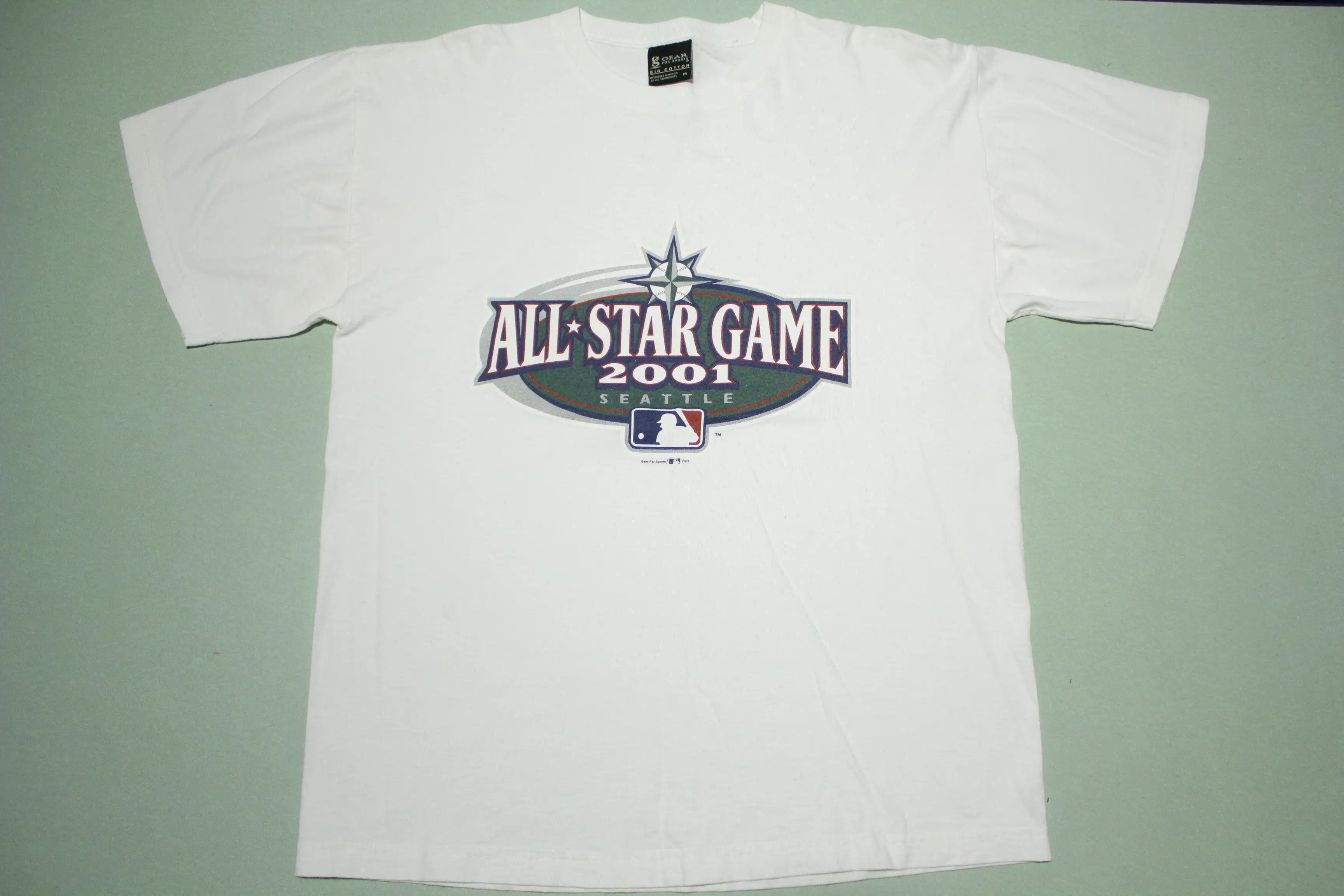 All Star Game 2001 Seattle Vintage Official Promo T-Shirt