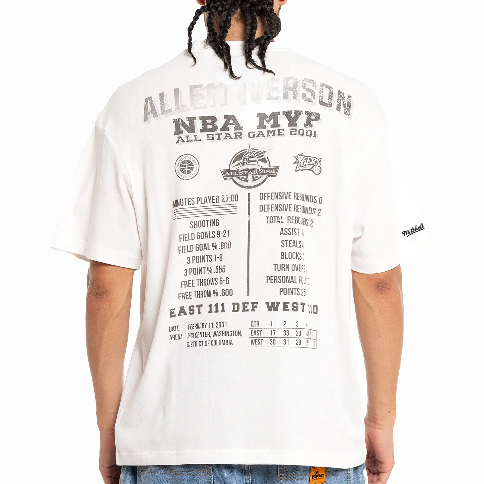 Allen Iverson 2001 MVP Player T-Shirt - White