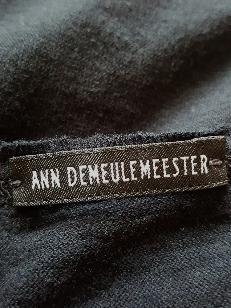 Ann Demeulemeester black jumper with extra armholes — spring 1999