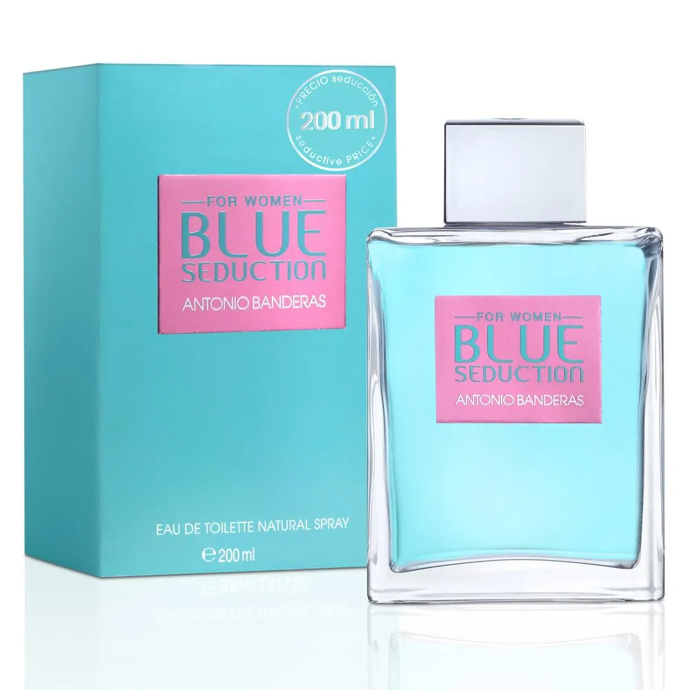 Antonio Banderas Blue Seduction EDT 6.8 oz 200 ml HUGE SIZE! Women