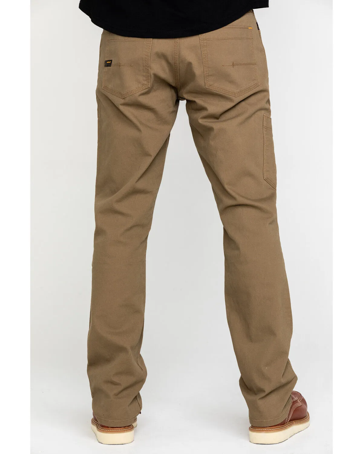 Ariat Men's Khaki Rebar M4 Made Tough Durastretch Straight Leg Work Pants