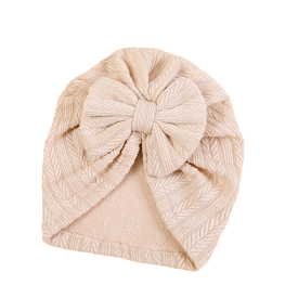 Baby Myla Bow Turban in Cream