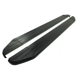 Black Raptor Side Steps Running Boards for Mitsubishi L200 Double Cab 1996-2005