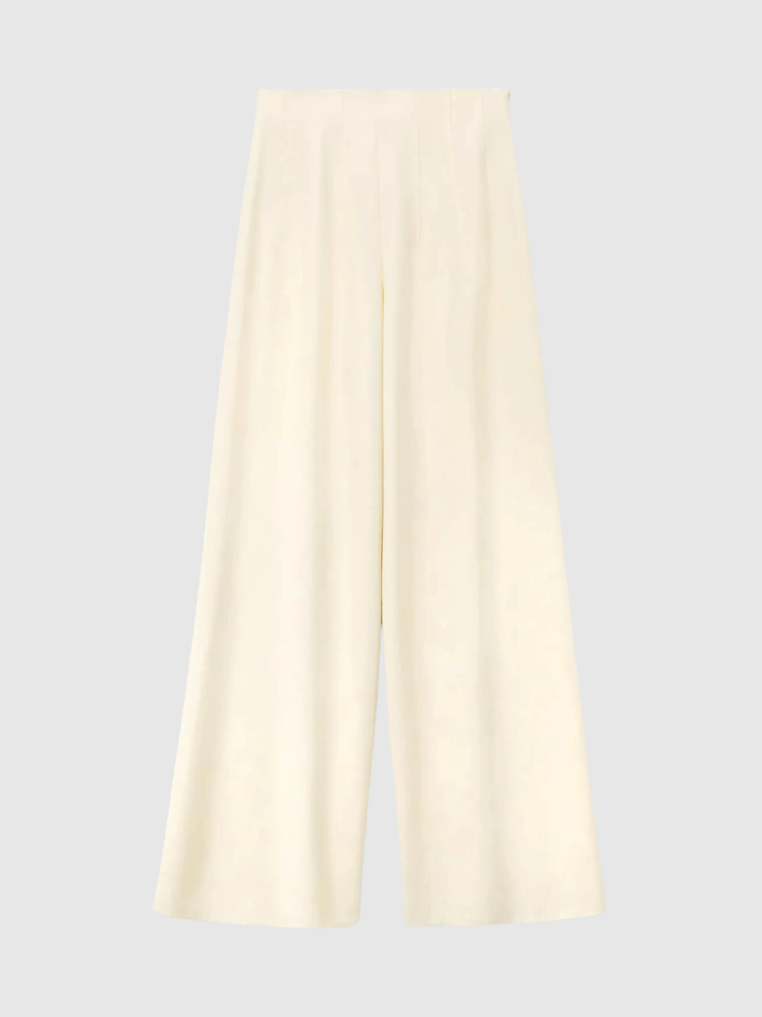 Caleb Ivory Wide-Leg Pant