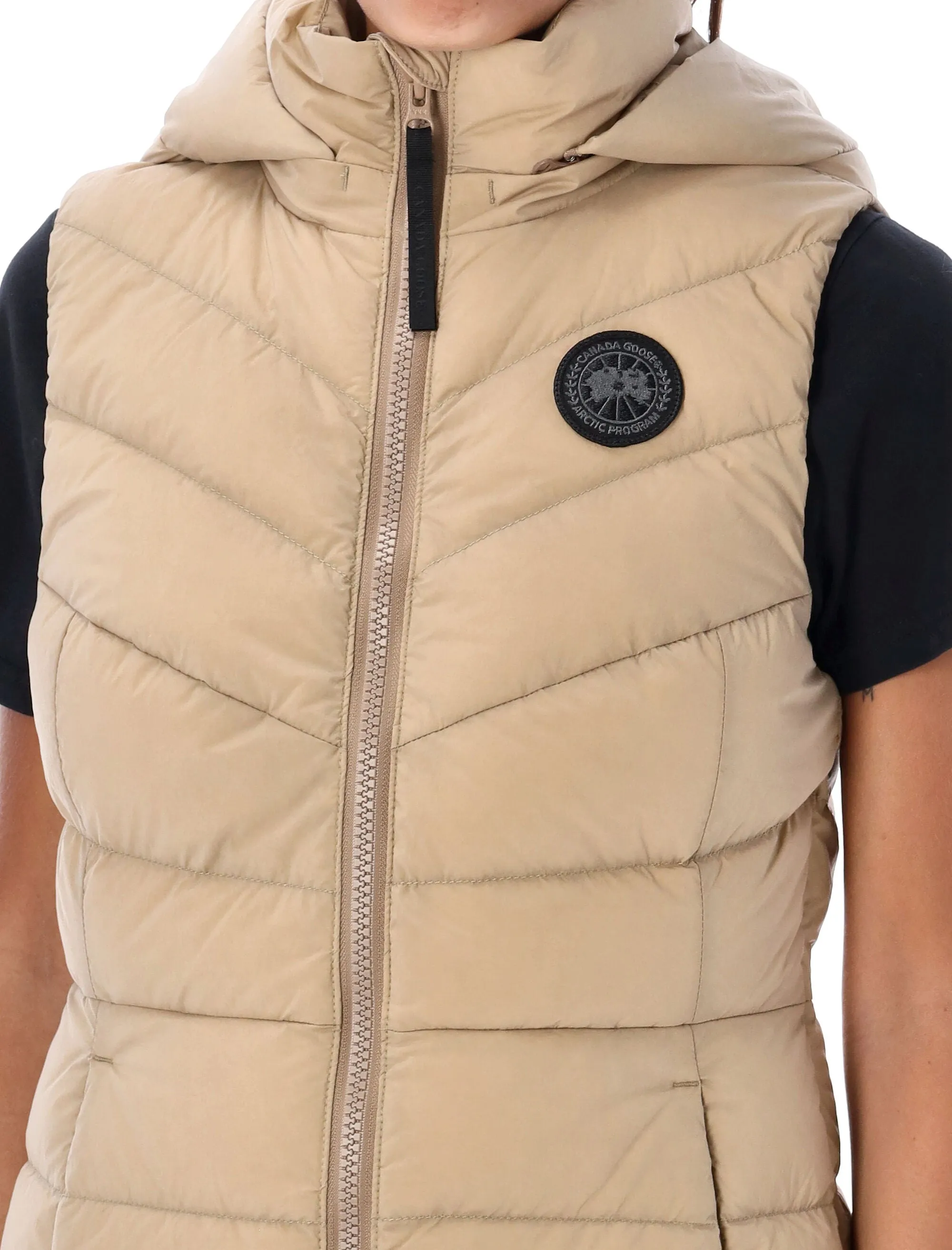 CANADA GOOSE Slim Fit Hooded Vest for Women - Size S