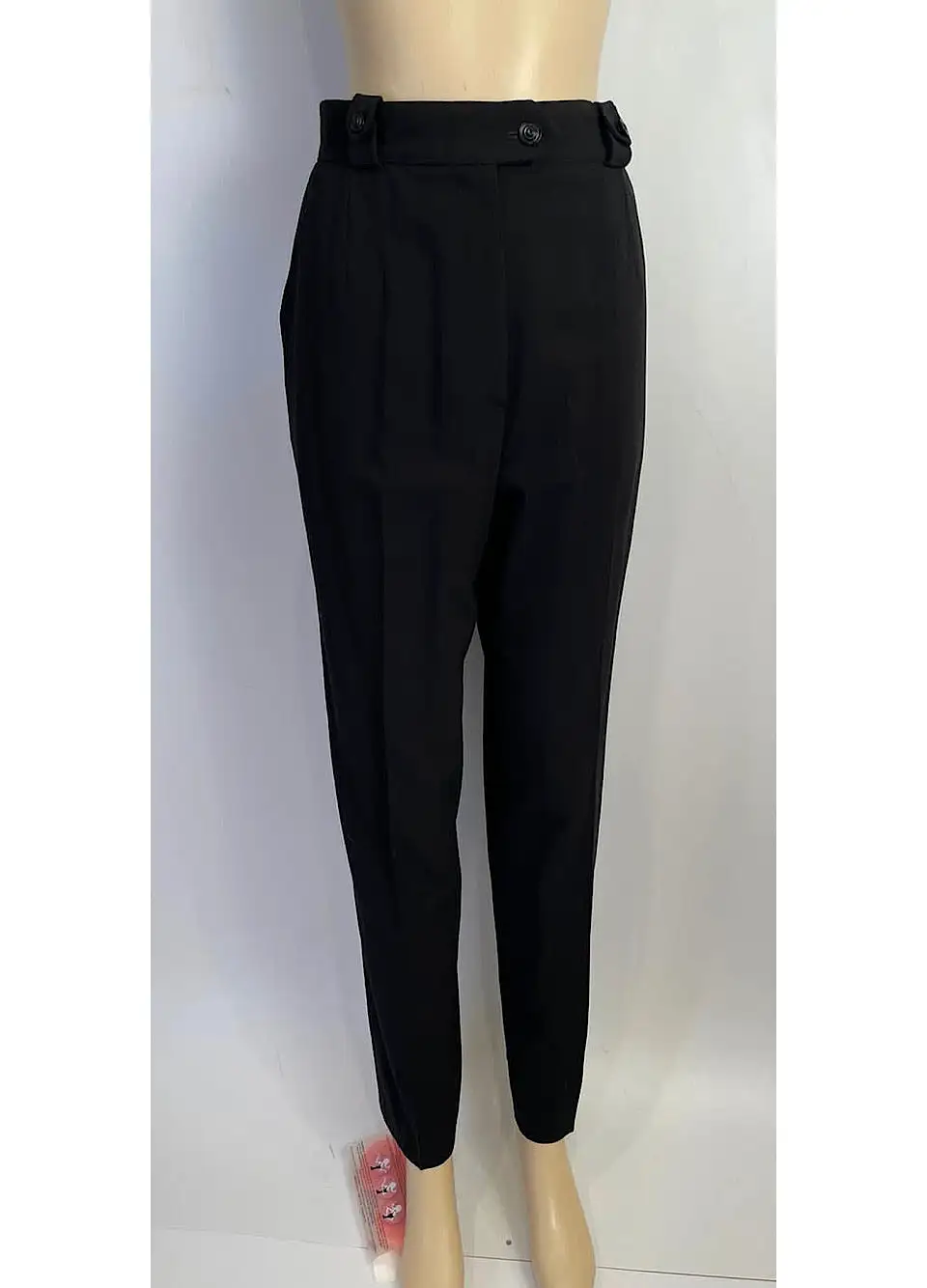 Chanel 99P 1999 Spring Black Pant Trousers FR 40