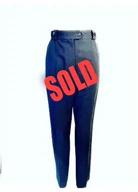 Chanel 99P 1999 Spring Black Pant Trousers FR 40