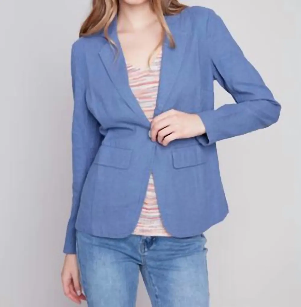 CHARLIE B - Linen Blazer