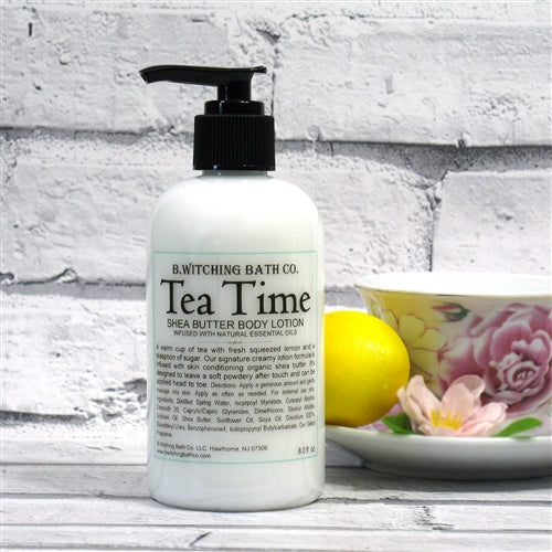 Clearance: Fragrance Collection Tea Time Body Lotion & Moisturizing Liquid Cleanser Set  by B. Witching Made in USA