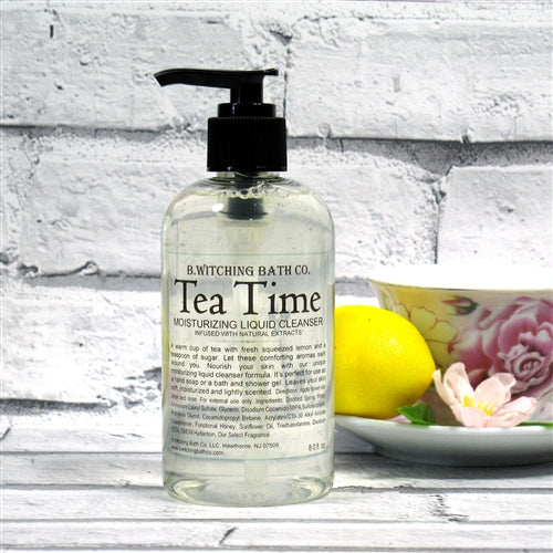 Clearance: Fragrance Collection Tea Time Body Lotion & Moisturizing Liquid Cleanser Set  by B. Witching Made in USA