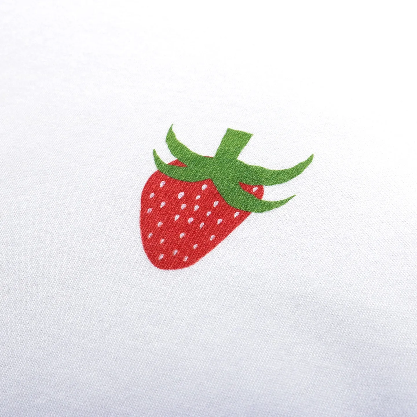 COMME DES GARCONS SHIRT T014 BRETT WESTFALL STRAWBERRY BIG T-SHIRT WHITE