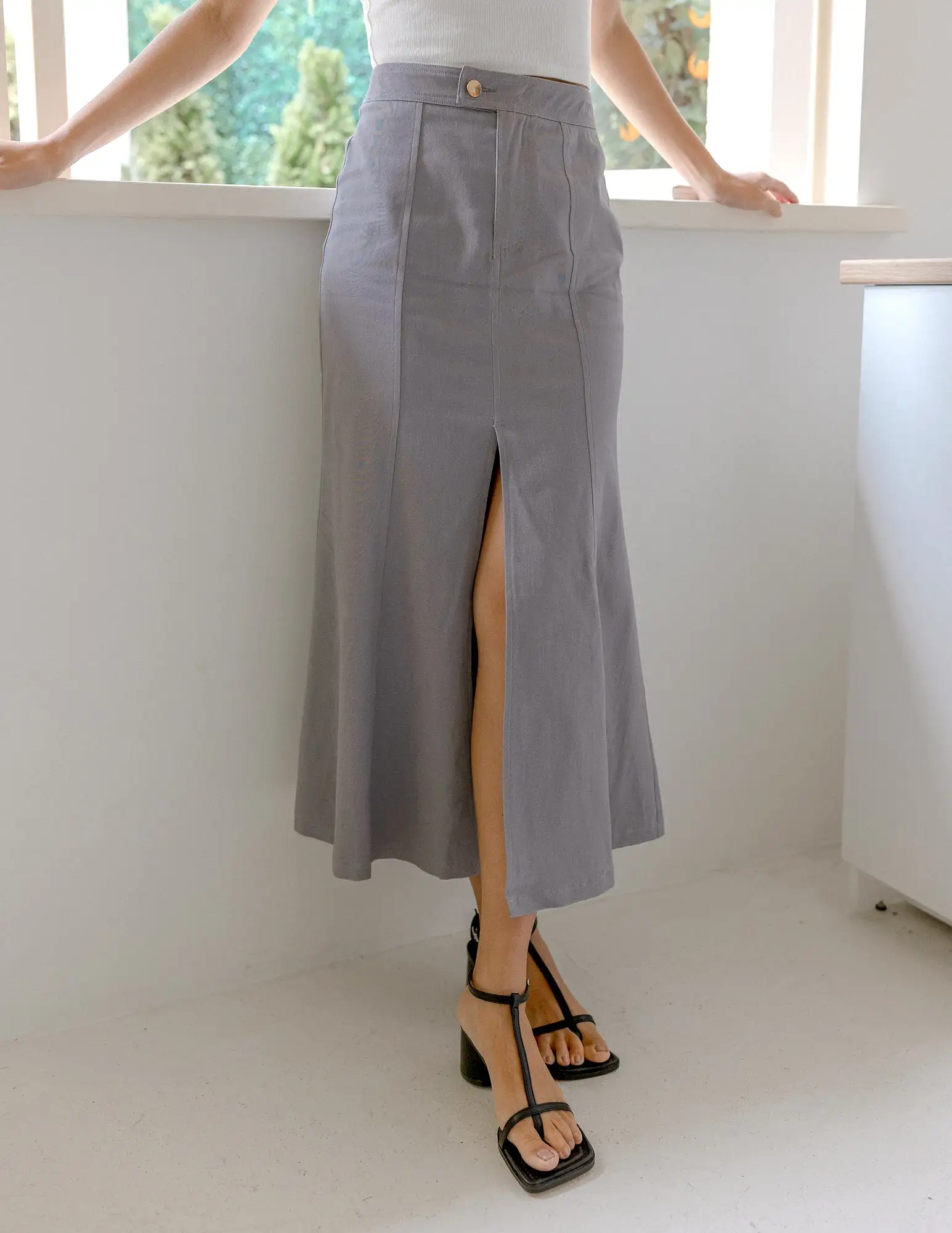 Elise Skirt in Grey