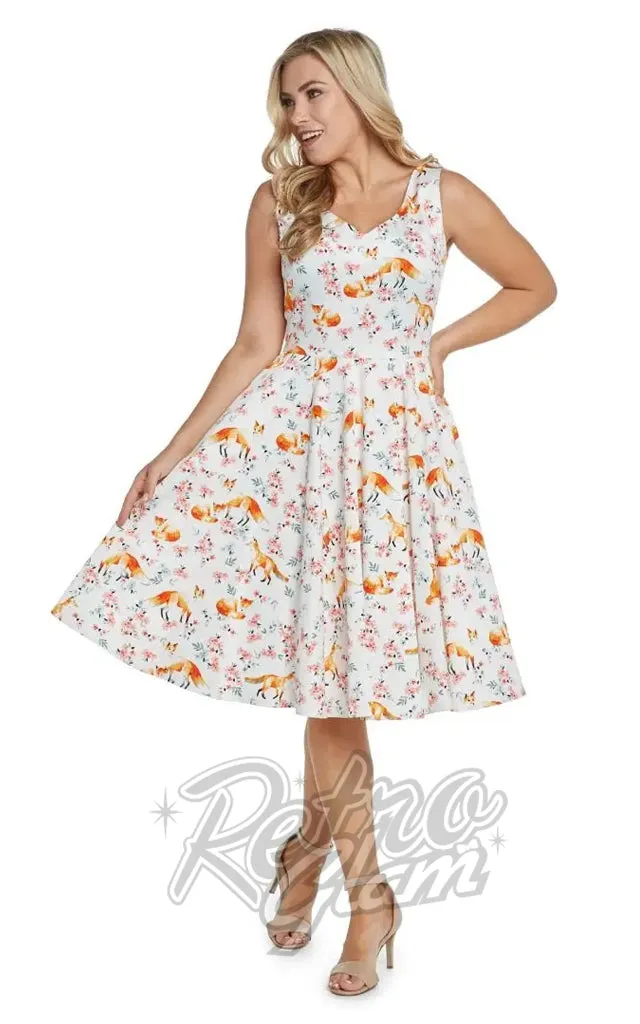 Eva Rose Misses Dress in Fox Print - 2XL left only