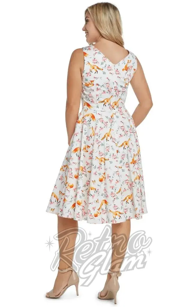 Eva Rose Misses Dress in Fox Print - 2XL left only