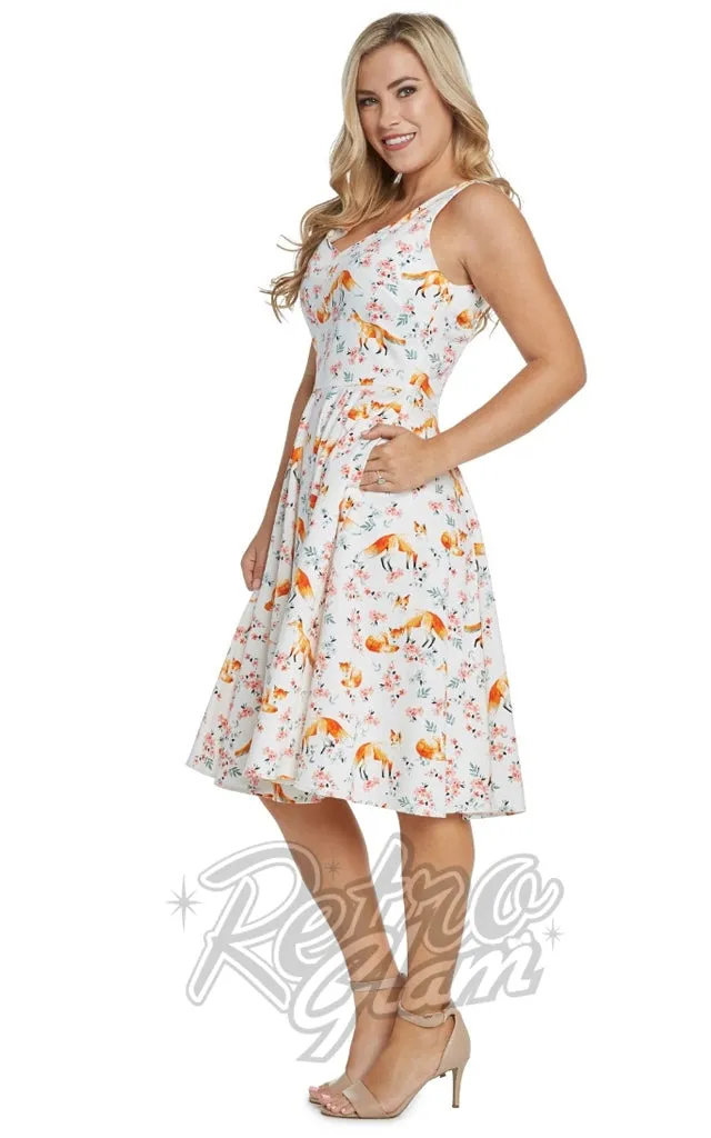 Eva Rose Misses Dress in Fox Print - 2XL left only