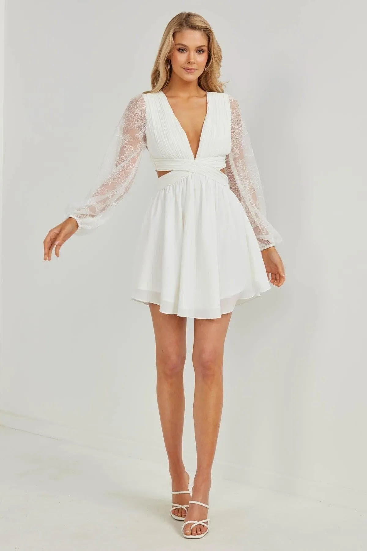 Everleigh Dress - White