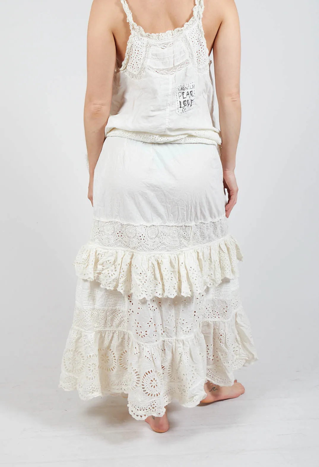 Eyelet Pissarro Skirt in True