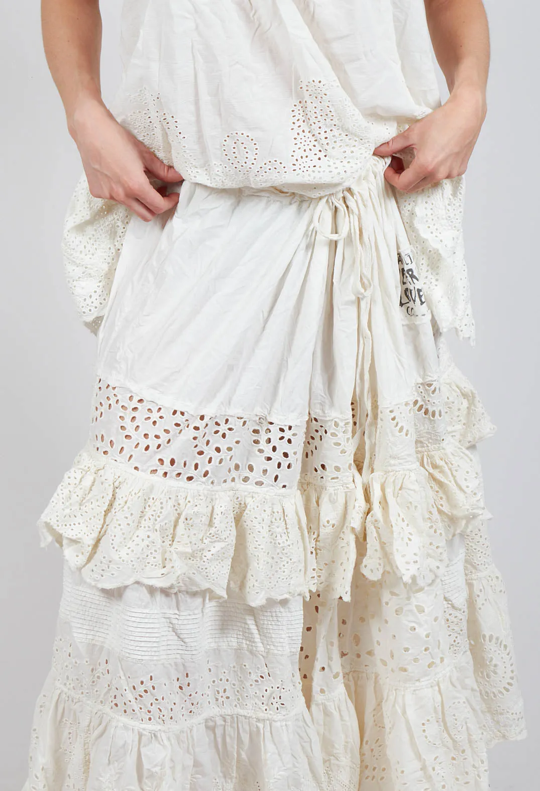 Eyelet Pissarro Skirt in True