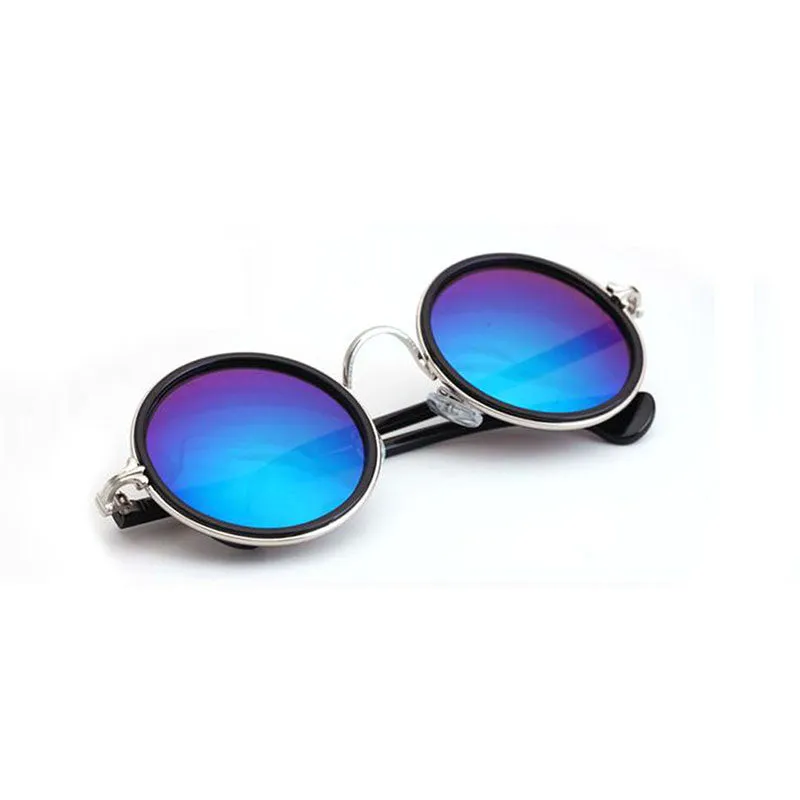 Fashion New Vintage Round Mirror Lens UV400 Sunglasses Women Men Unisex Sun Glasses PY3 SM6