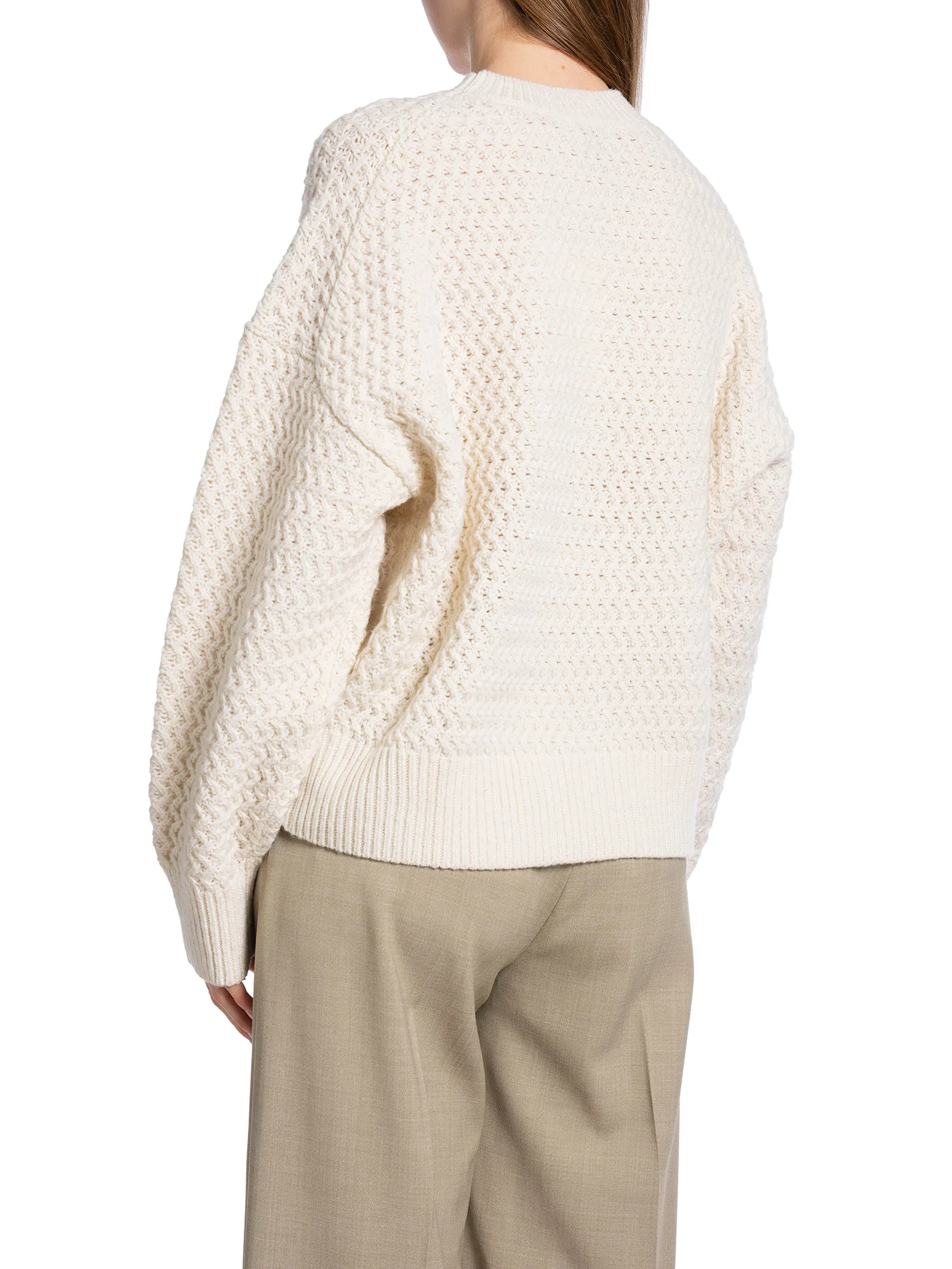 FILIPPA K SWEATER ZIG ZAG IVORY