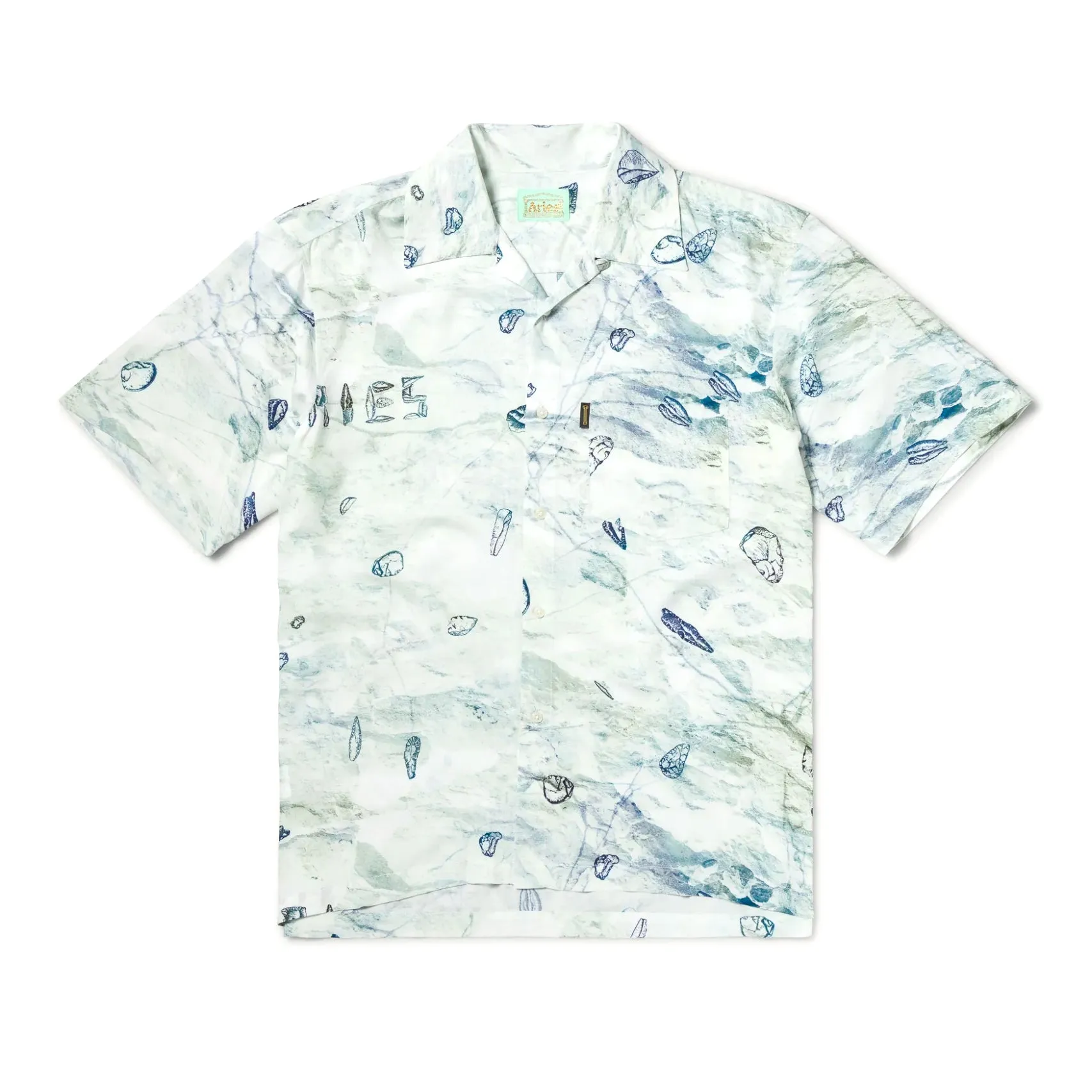 FLINTS HAWAIIAN SHIRT WHITE