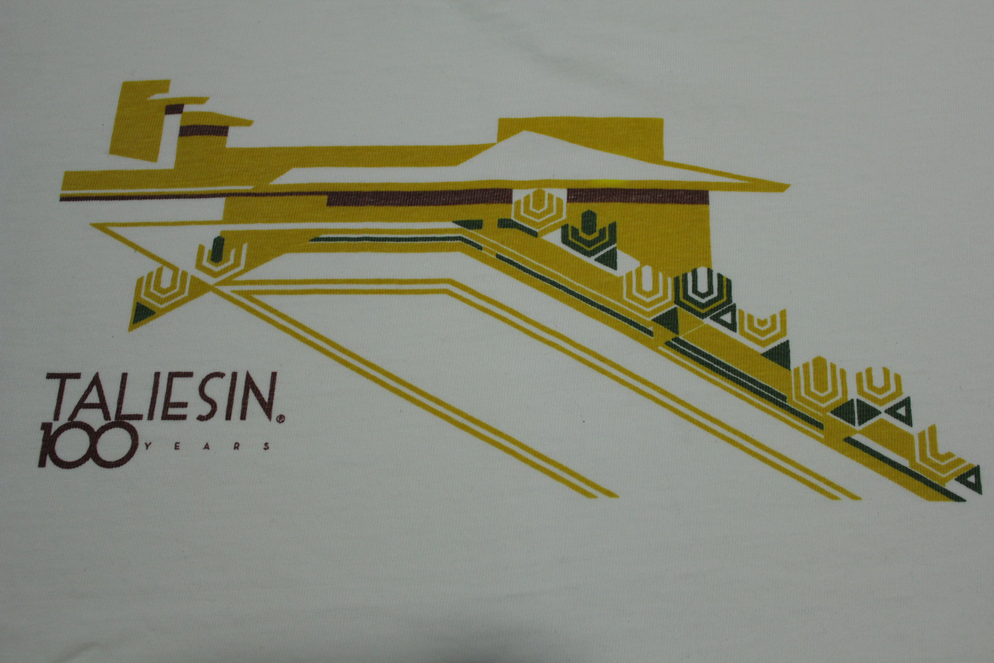 Frank Lloyd Wright Collection 1911-2011 Taliesin 100 Years Commerative T-Shirt