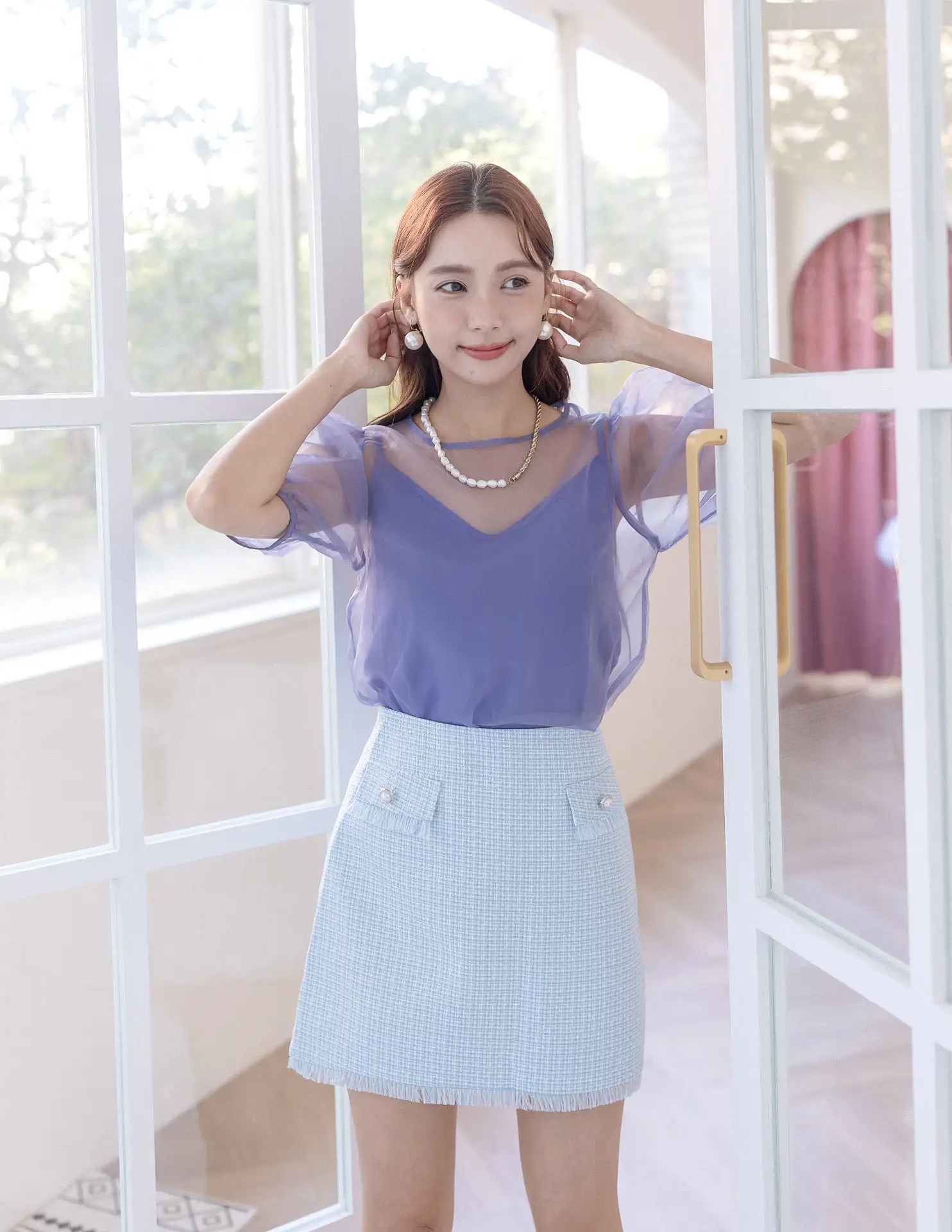 Freda Skirt in Blue