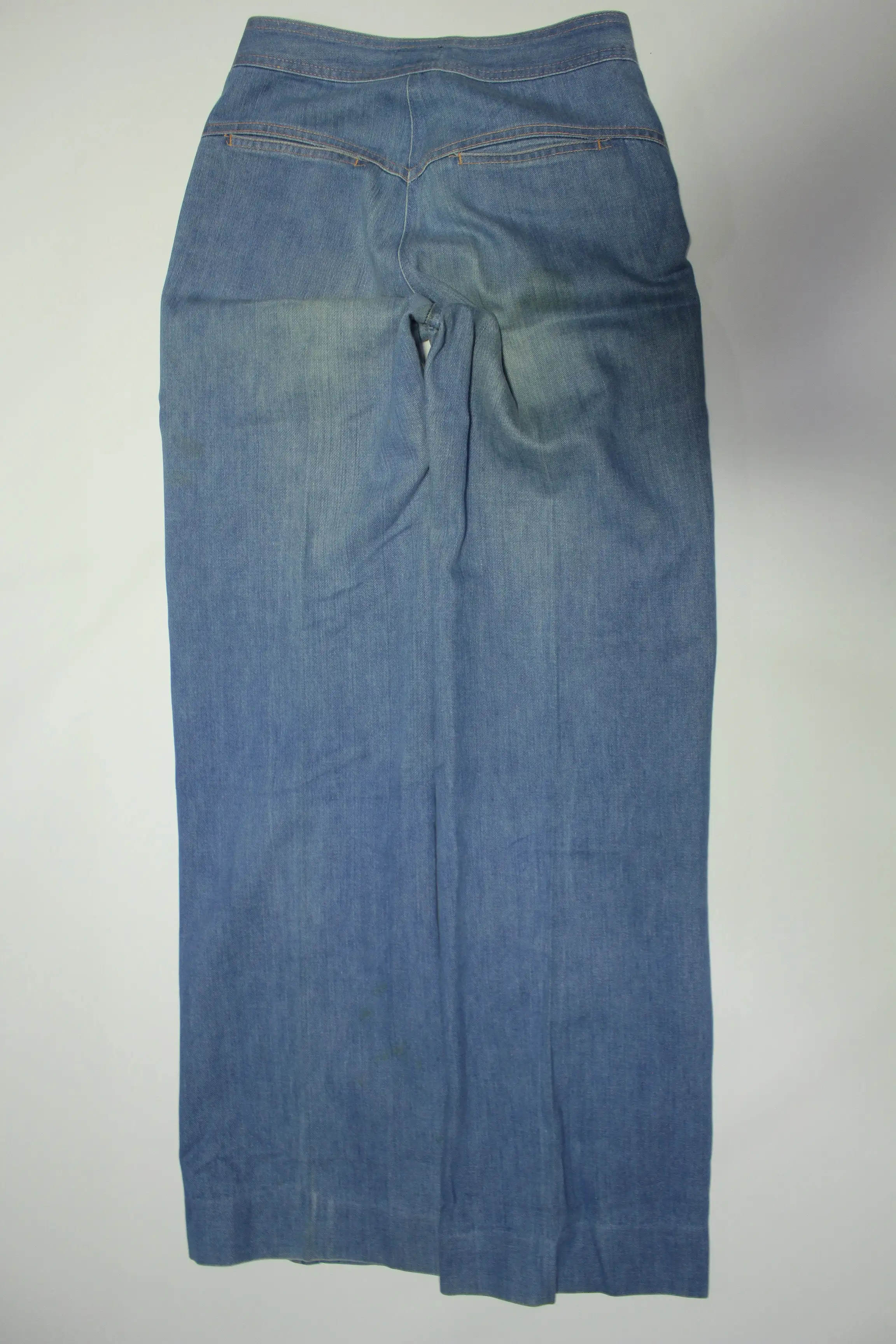 GAP Vintage 70's Denim Talon 42 Zipper Disco Flare Bell Bottom Jeans