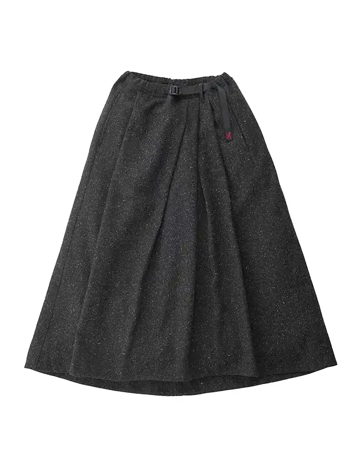 Gramicci Wool Talecut Skirt Charcoal