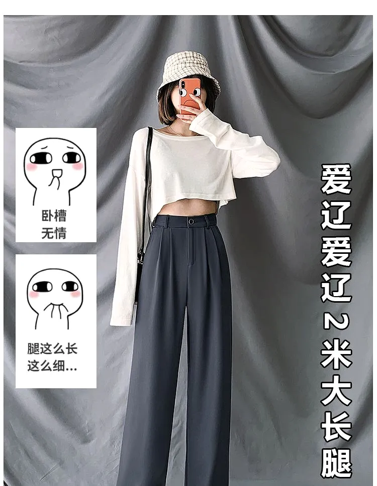 High-Waist Wide-Leg Dress Pants dd15