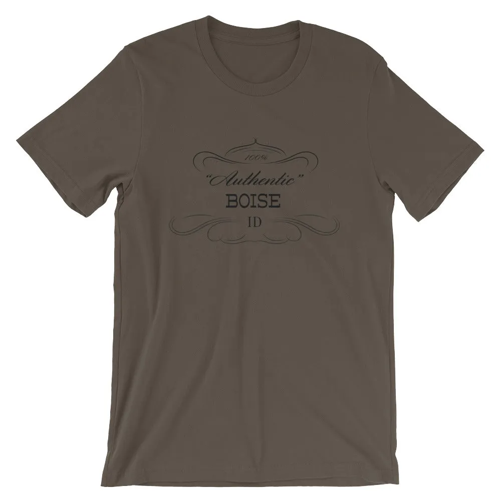 Idaho - Boise ID - Short-Sleeve Unisex T-Shirt - Authentic