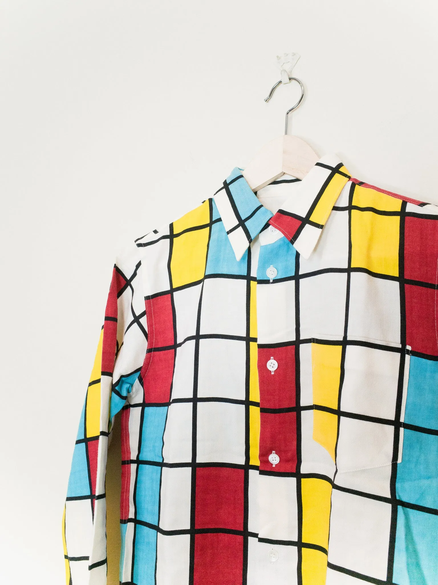 Junya Watanabe 2001 Mondrian Print Shirt