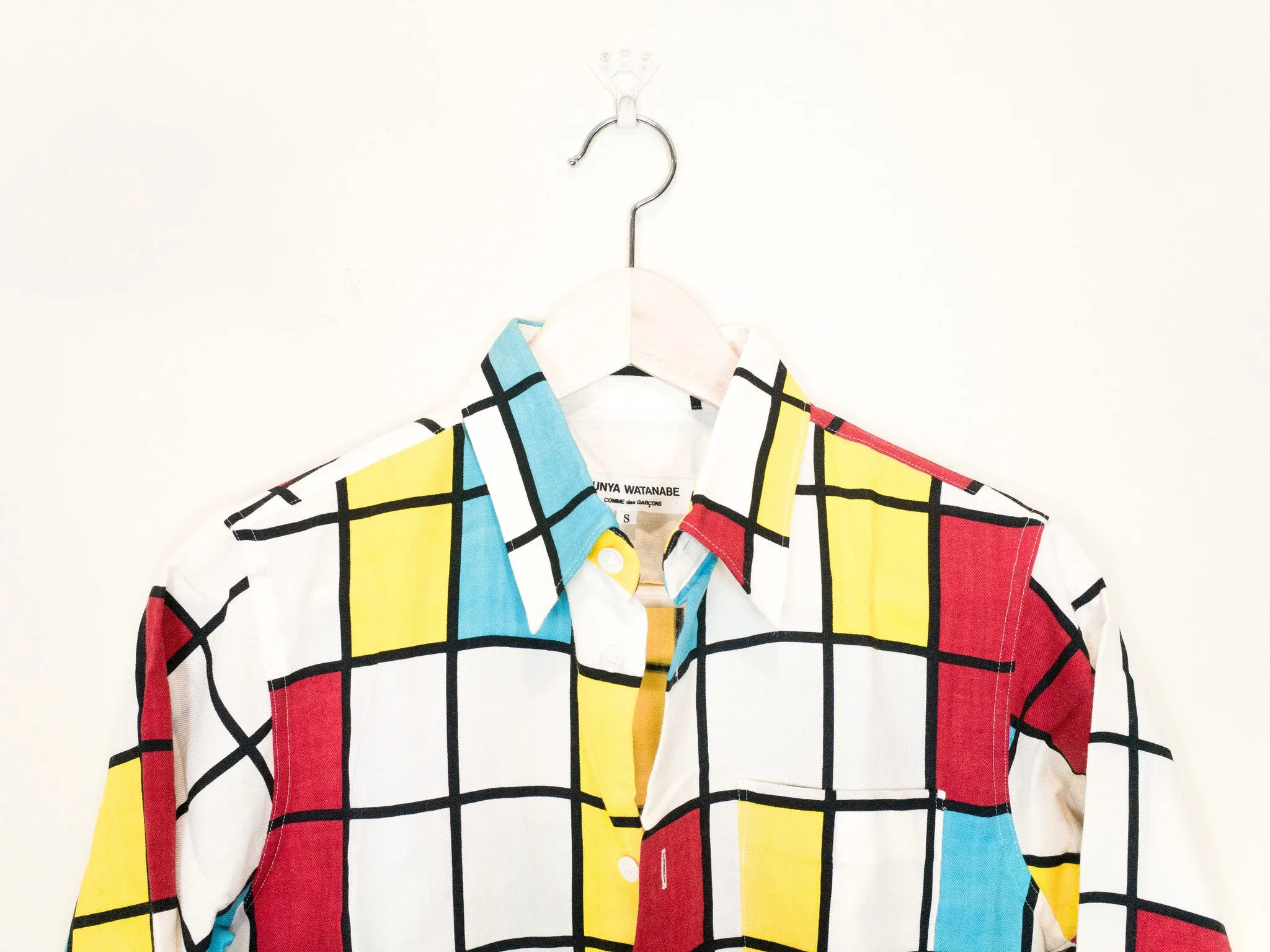 Junya Watanabe 2001 Mondrian Print Shirt