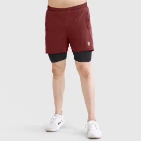 Laser Grip Shorts (Maroon)