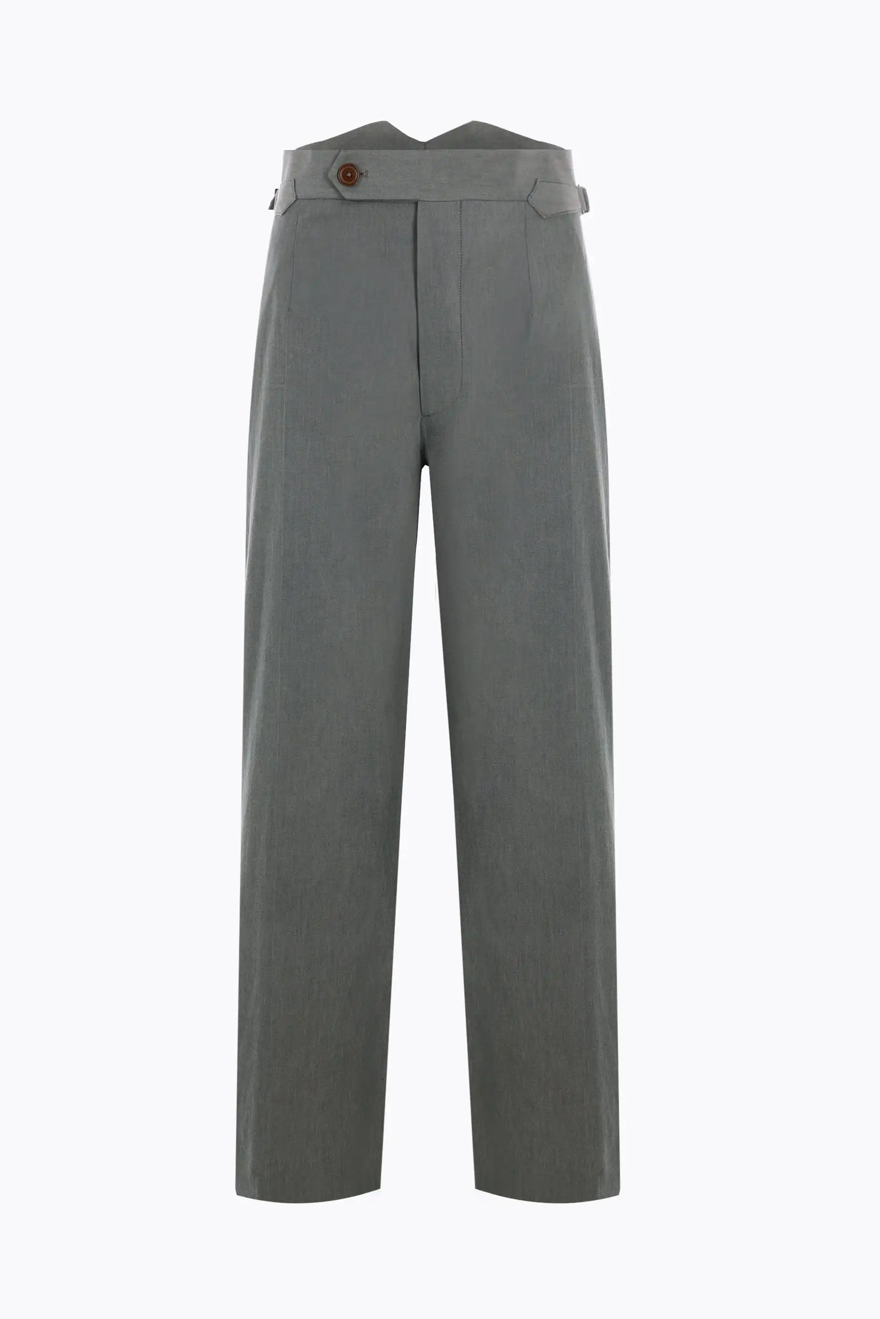 Lauren cotton wide-leg pants