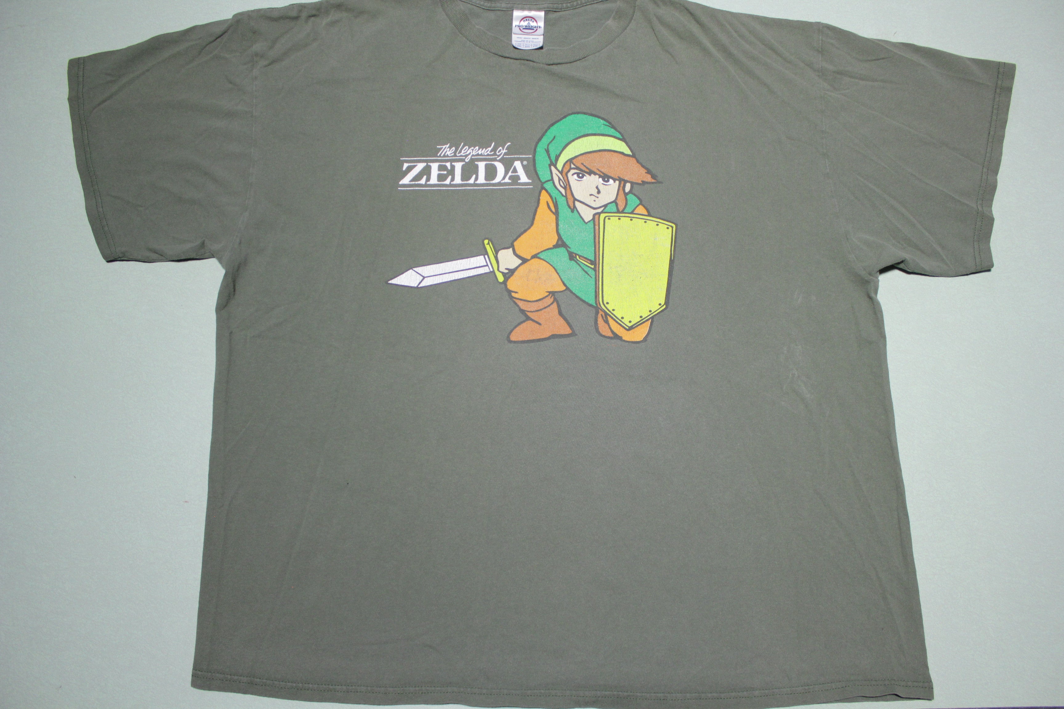 Legend of Zelda Sword Shield 2004 Nintendo Promo Delta T-Shirt