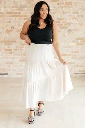 Let It Begin Tiered Maxi Skirt