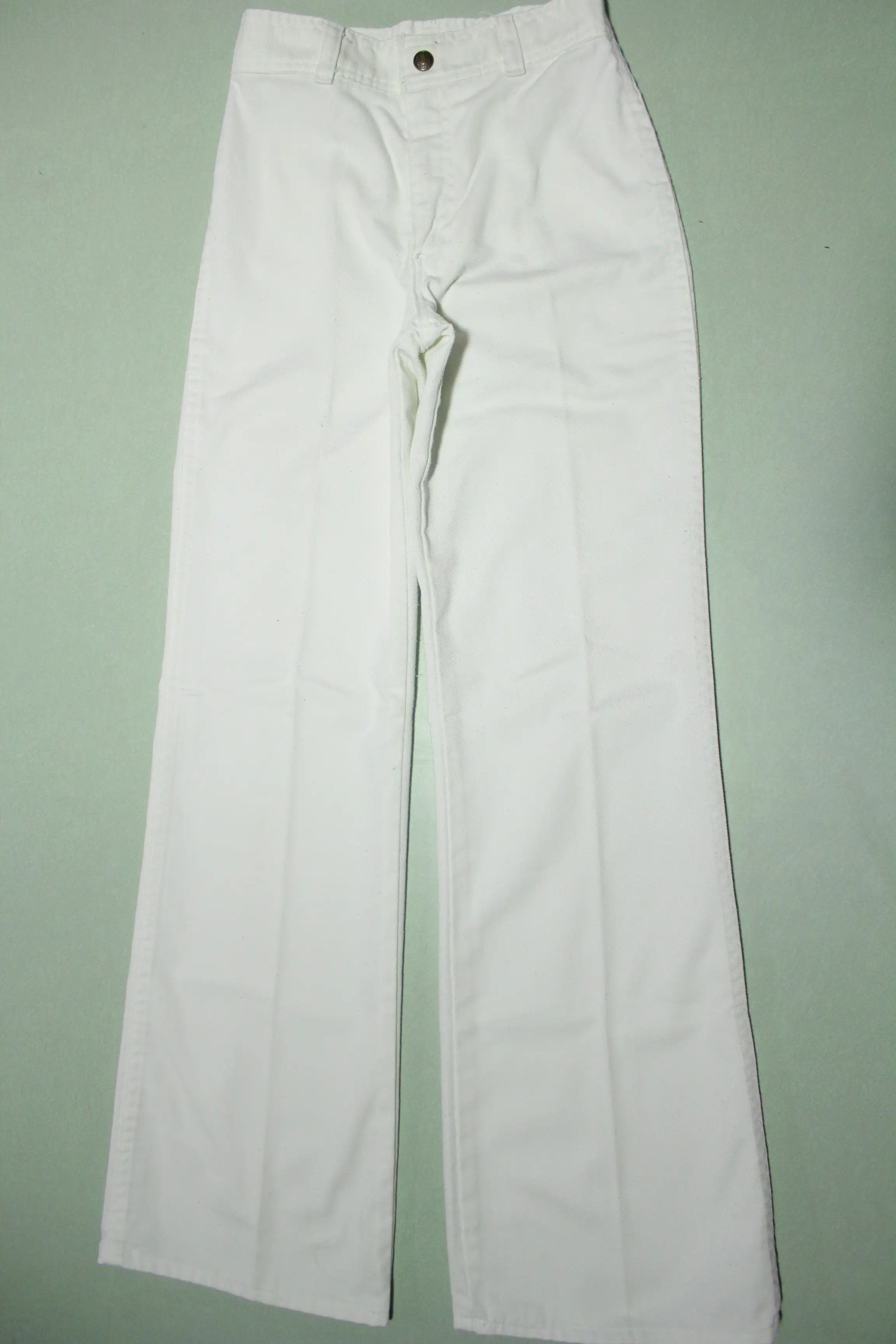 Levis Strauss Vintage 70's Big E Cocaine White Bell Bottom Disco Pants