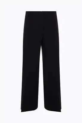 lightweight cady wide-leg pants