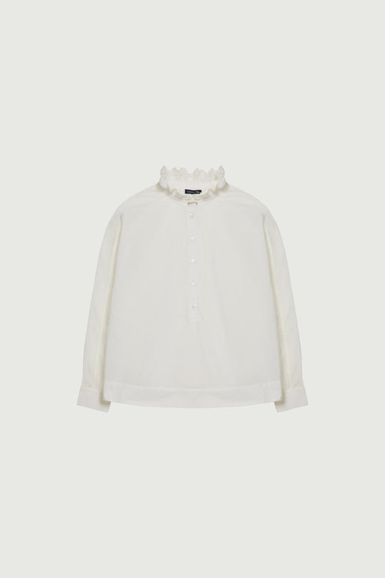 Louise White Cotton Shirt