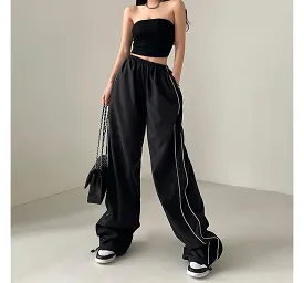 Low Waist Loose-Fit Wide-Leg Sweatpants dd29