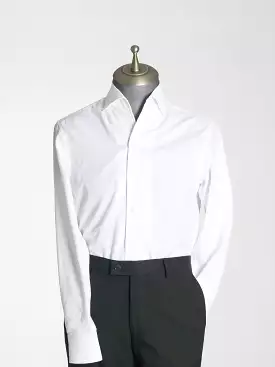 Luca Formal Shirt - White One-Piece Collar