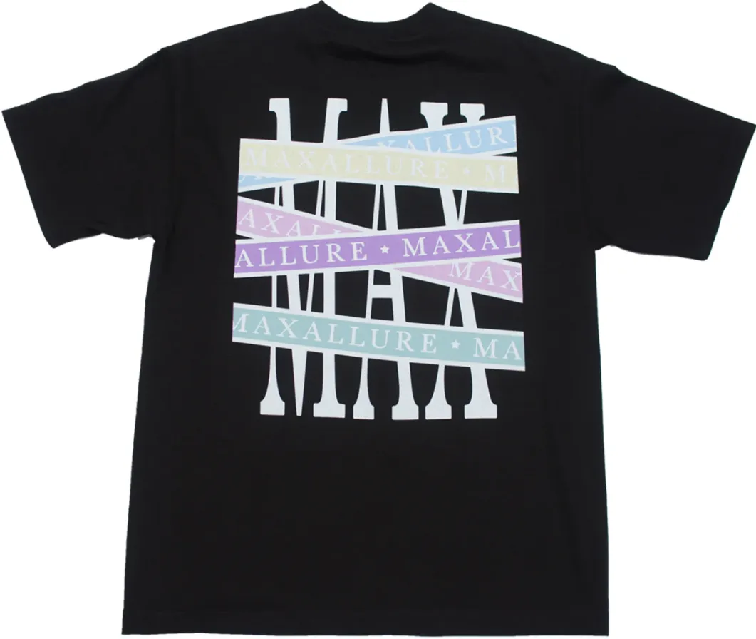 MAXALLURE T-SHIRT STARTING LINES BLACK