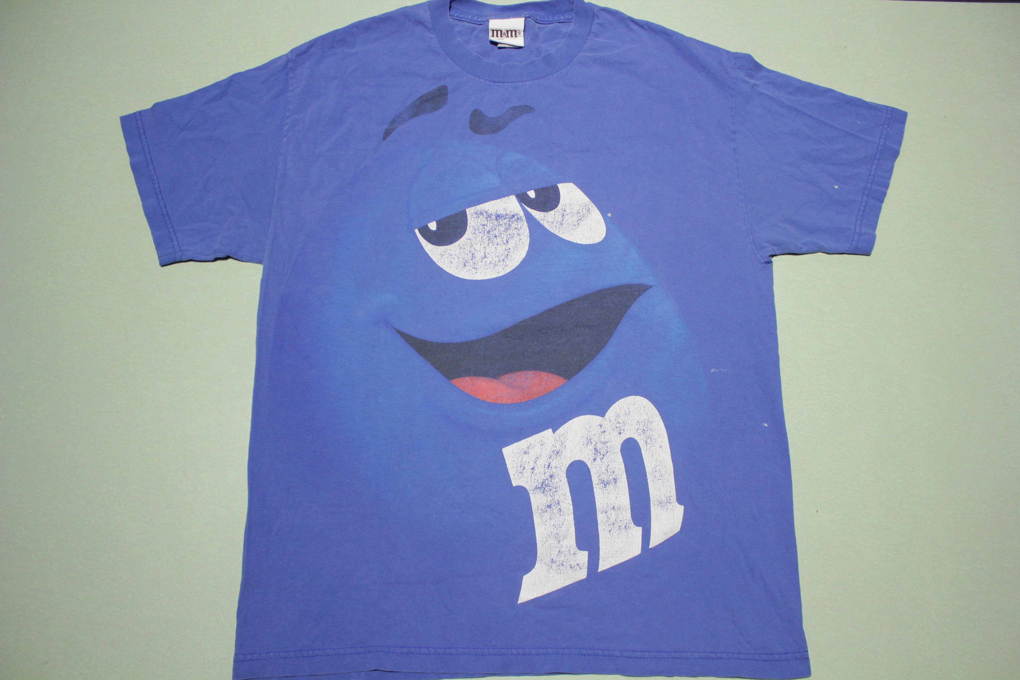 M&M Blue 2011 Official Candy Snack T-Shirt