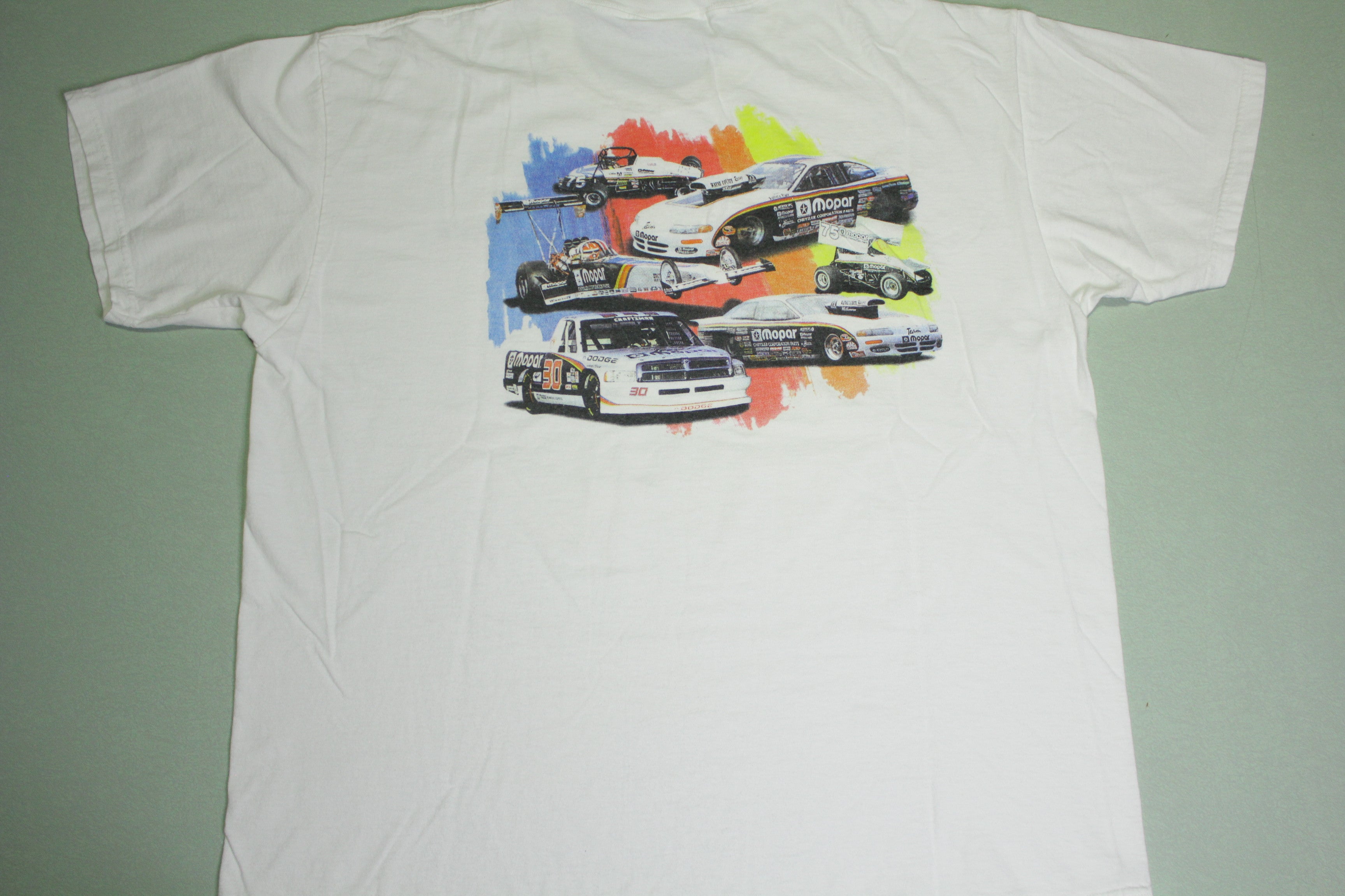 Mopar Performance Vintage 90's Dodge Chrysler Drag Racing Lee Sport T-Shirt