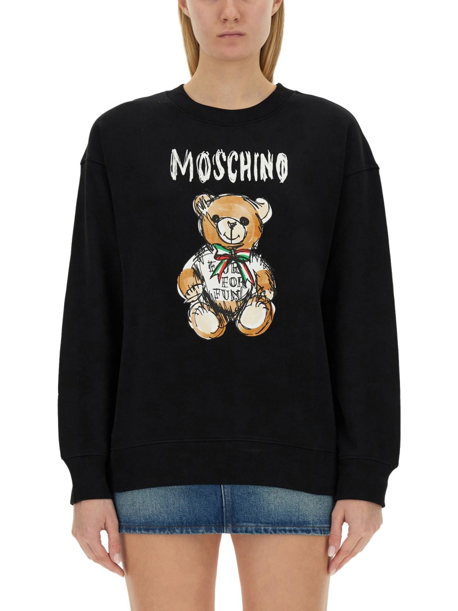 MOSCHINO    FELPA ICE CREAM IN COTONE